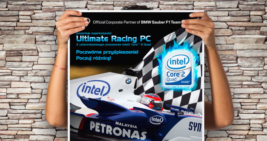 Intel Ultimate Racing PC – Plakat B1